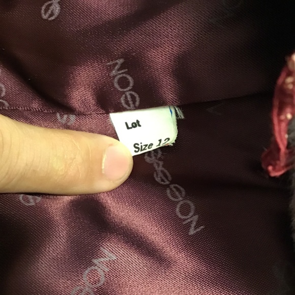 Vintage Sasson Borgazia Fur Coat Purple - Picture 7 of 8